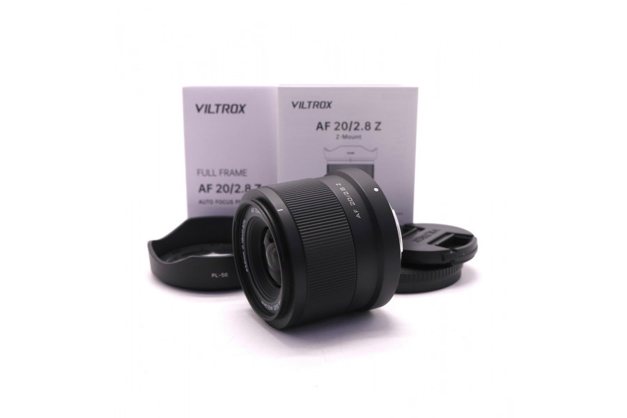 Viltrox AF 20mm F2.8 для Nikon Z в упаковке