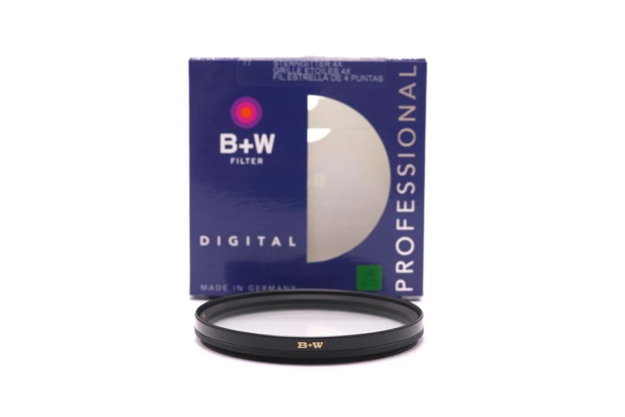 Светофильтр B+W 77 Stern 4x (Germany, 2017)
