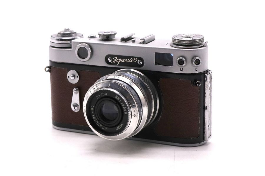Фотоаппарат Зоркий 6 + Индустар-50 (СССР, 1963)