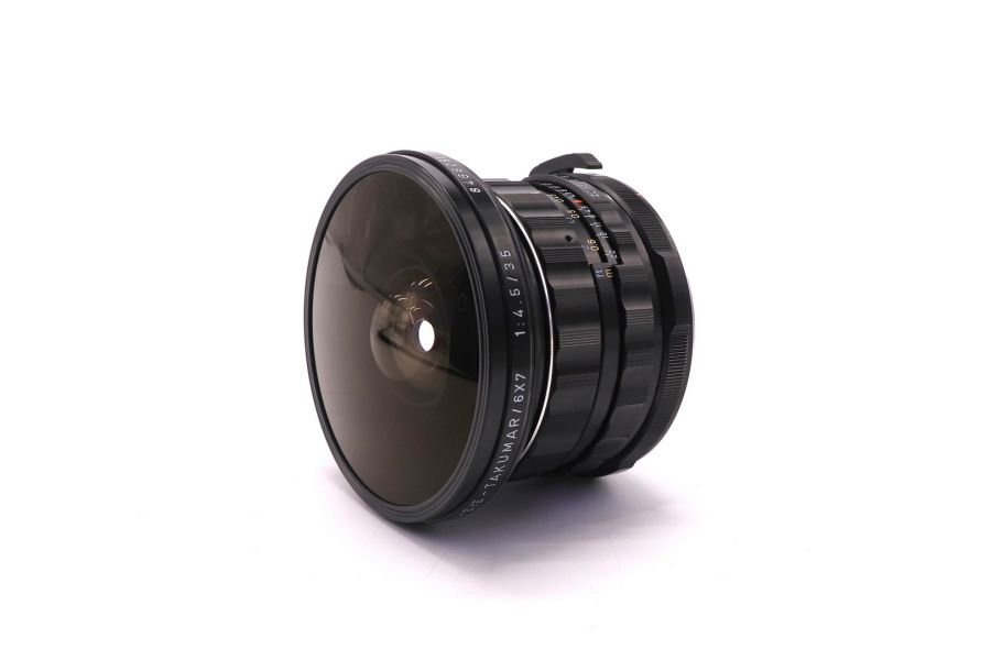Объектив Super-Multi-Coated FISH-EYE-TAKUMAR 6×7 35mm F/4.5