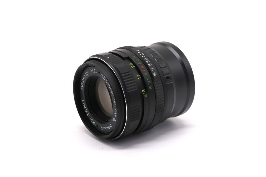 Объектив Гелиос-44М-6 МС 2/58 + адаптер для Sony E/FE — винтажная оптика с уникальным боке