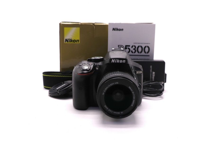 Nikon D5300 kit в упаковке (пробег 13000 кадров)