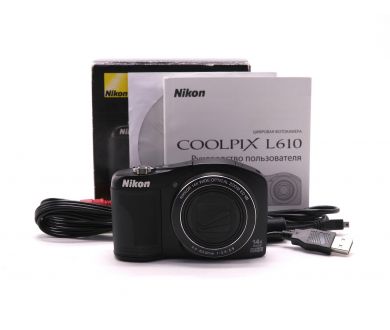 Фотокамера компактная Nikon Coolpix L610 в упаковке