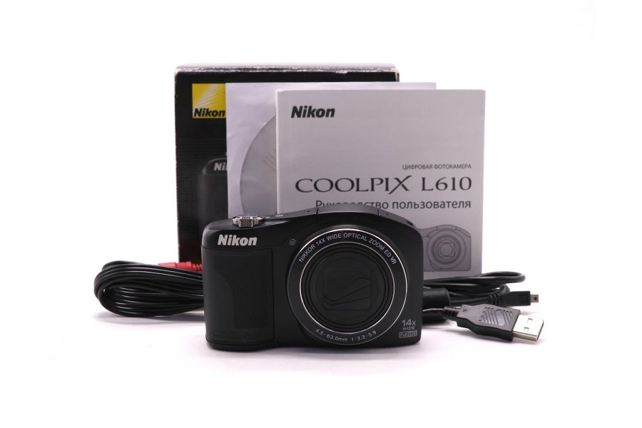 Фотокамера компактная Nikon Coolpix L610 в упаковке