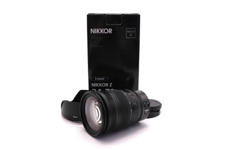 Nikon 24-70mm f/2.8 S Nikkor Z в упаковке