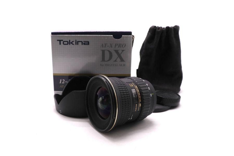 Tokina AT-X Pro SD 12-24mm f/4 IF DX Nikon F в упаковке