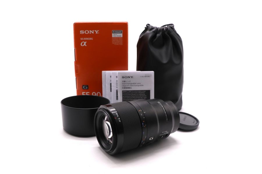 Sony FE 90mm f/2.8 Macro G OSS (SEL90M28G) в упаковке