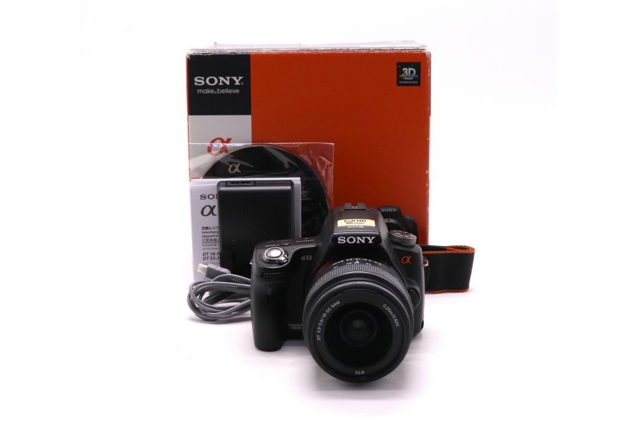 Sony A33 kit в упаковке (пробег 12310 кадров)