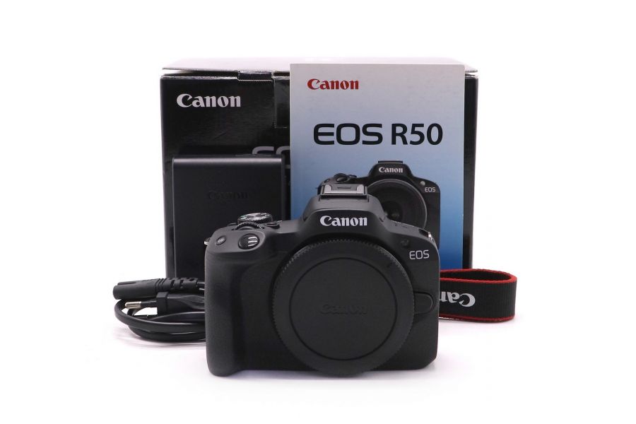 Canon EOS R50 body в упаковке (пробег 6695 кадров)