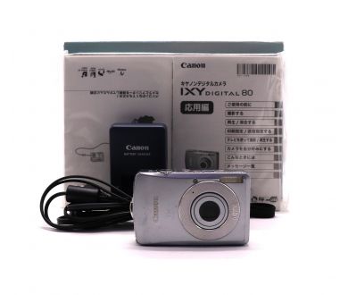 Фотокамера компактная Canon IXY 80 в упаковке