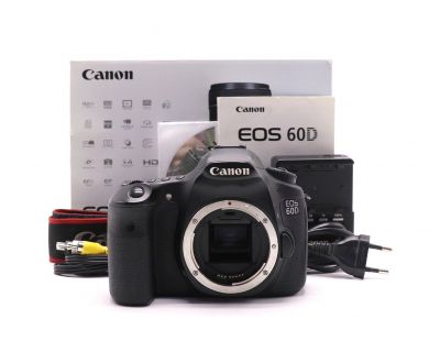 Canon EOS 60D body в упаковке (пробег 75890 кадров)