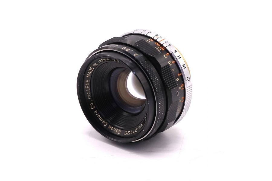 Объектив мануальный Canon 35mm f/2 LTM