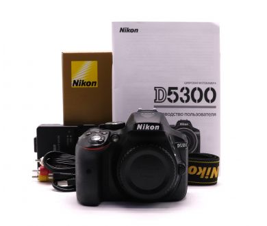 Nikon D5300 body в упаковке (пробег 43755 кадров)