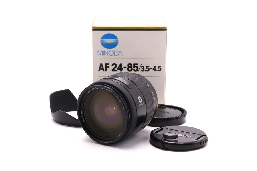 Minolta AF Zoom 24-85mm f/3.5-4.5 в упаковке