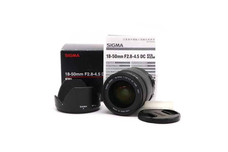 Sigma AF 18-50mm f/2.8-4.5 DC HSM Sony A в упаковке