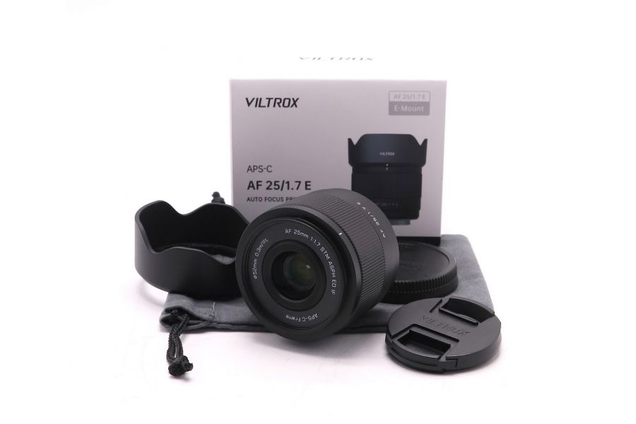 Viltrox AF 25mm f/1.7 для Sony E в упаковке