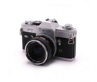 Фотоаппарат Canon FT QL + Canon FD 28mm/3.5