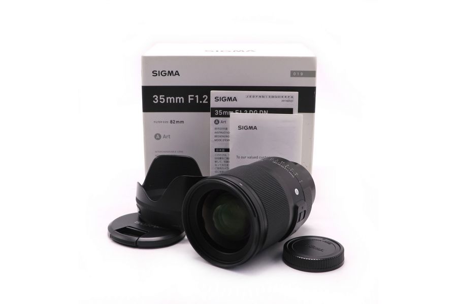 Sigma 35mm f/1.2 DG DN Art Sony E в упаковке