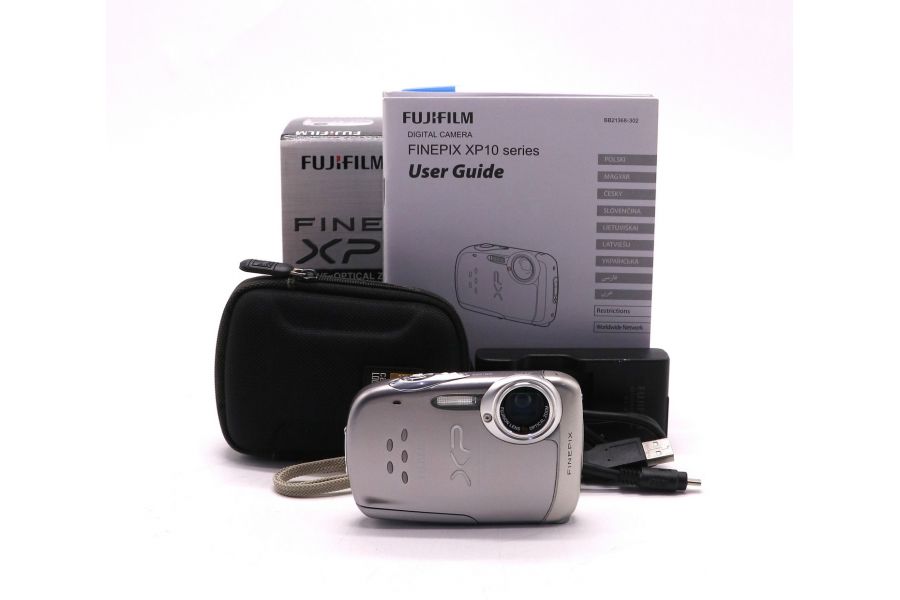 Фотоаппарат Fujifilm FinePix XP10 в упаковке