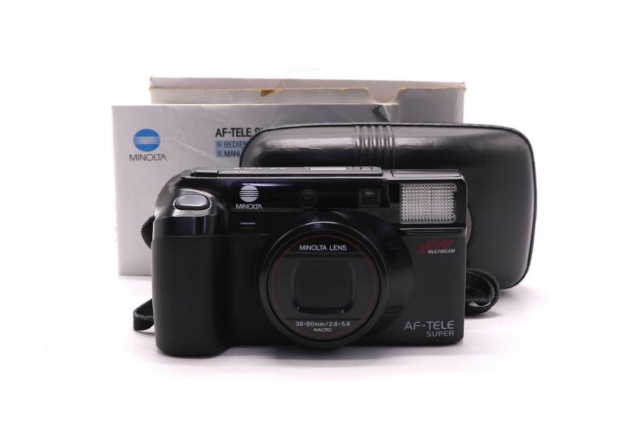 Фотоаппарат Minolta AF-Tele Super в упаковке