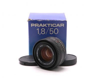 Объектив Pentacon Prakticar MC 1.8/50 в упаковке