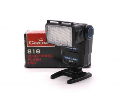 Фотовспышка Crown 816 Electronic Zoom в упаковке