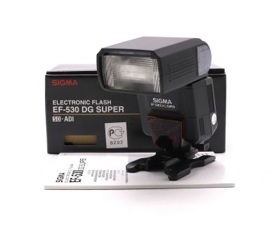Фотовспышка Sigma EF-530 DG Super for Sony в упаковке