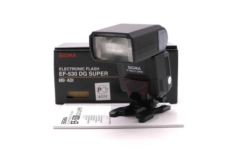 Фотовспышка Sigma EF-530 DG Super for Sony в упаковке