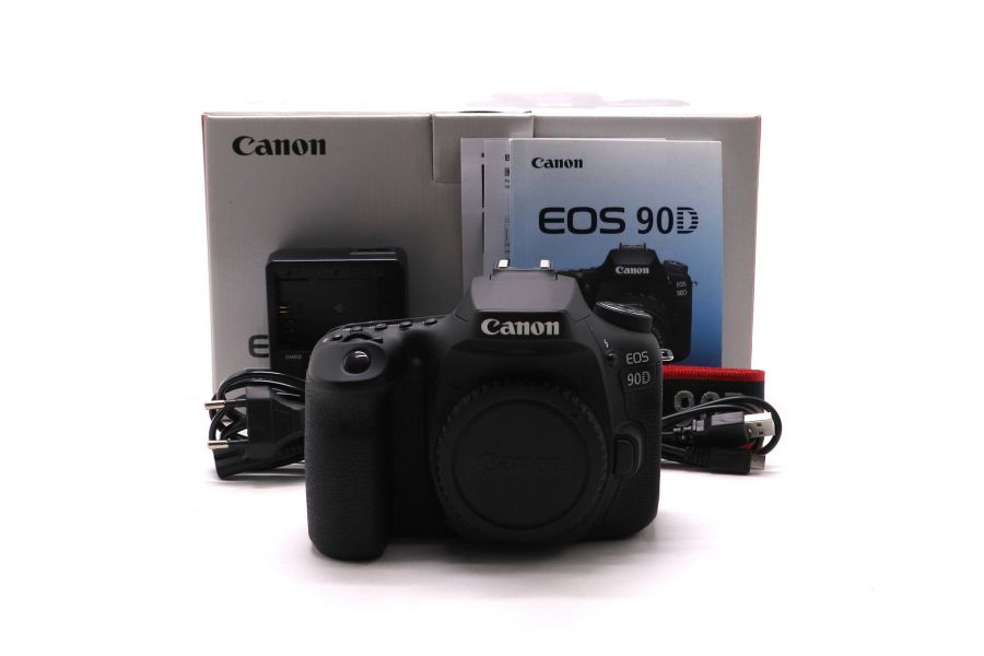 Canon EOS 90D body в упаковке (пробег 9640 кадров)