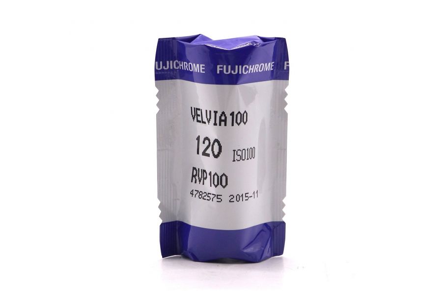 Профессиональная фотопленка Fujichrome Velvia 100 120/100