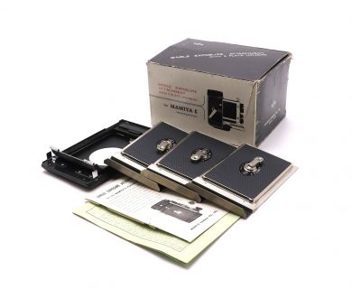 Single Exposure Attachment Mamiya With 3 Plate Holder в упаковке