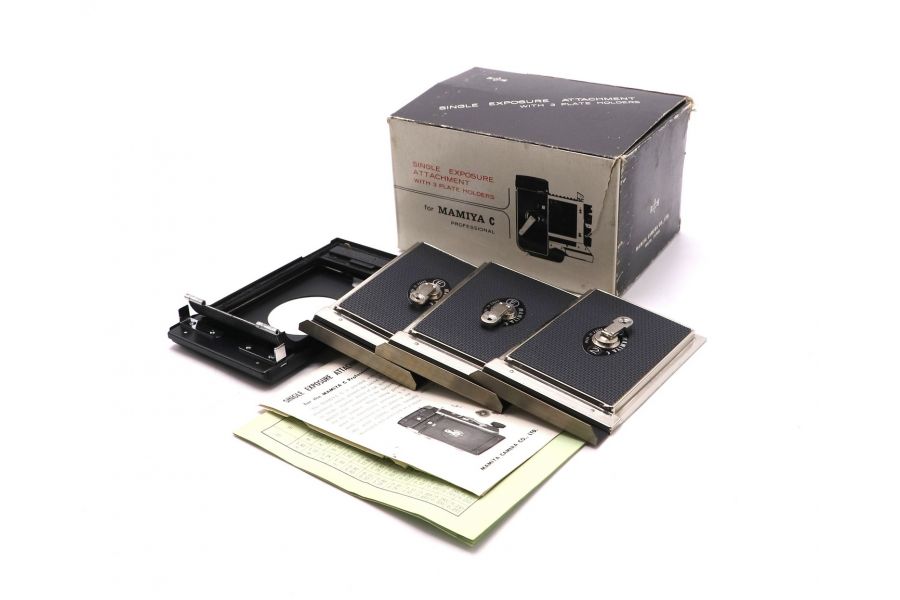 Single Exposure Attachment Mamiya With 3 Plate Holder в упаковке