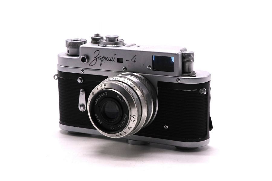 Фотоаппарат Зоркий 4 + Индустар (СССР, 1971)