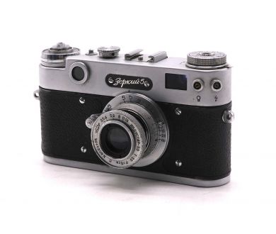 Фотоаппарат Зоркий 5 + Индустар-50 тубусный (СССР)