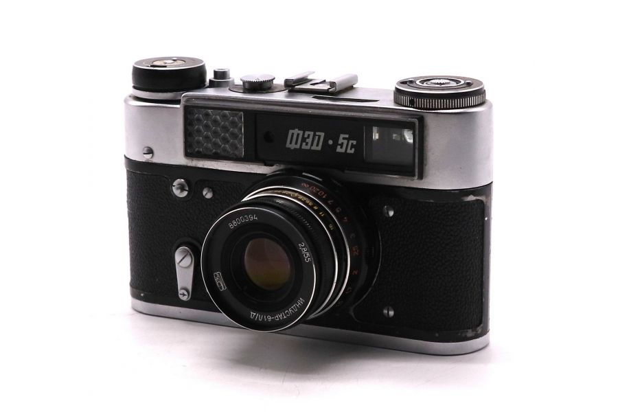 Фотоаппарат советский Фэд 5С + Индустар-61л/д