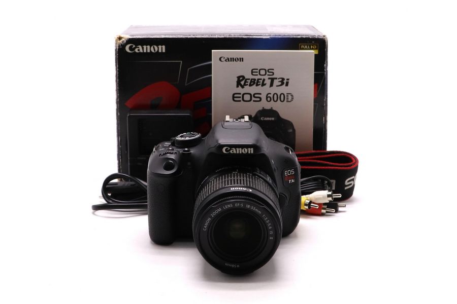 Canon EOS Rebel T3i (600D) kit в упаковке (пробег 13510 кадров)