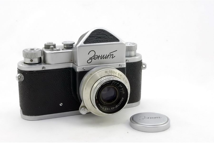 Редкий фотоаппарат Зенит 1 + Индустар-22 П