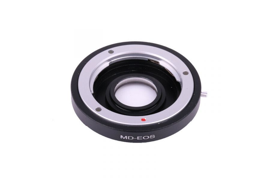Адаптер от Minolta MD - Canon EOS с линзой