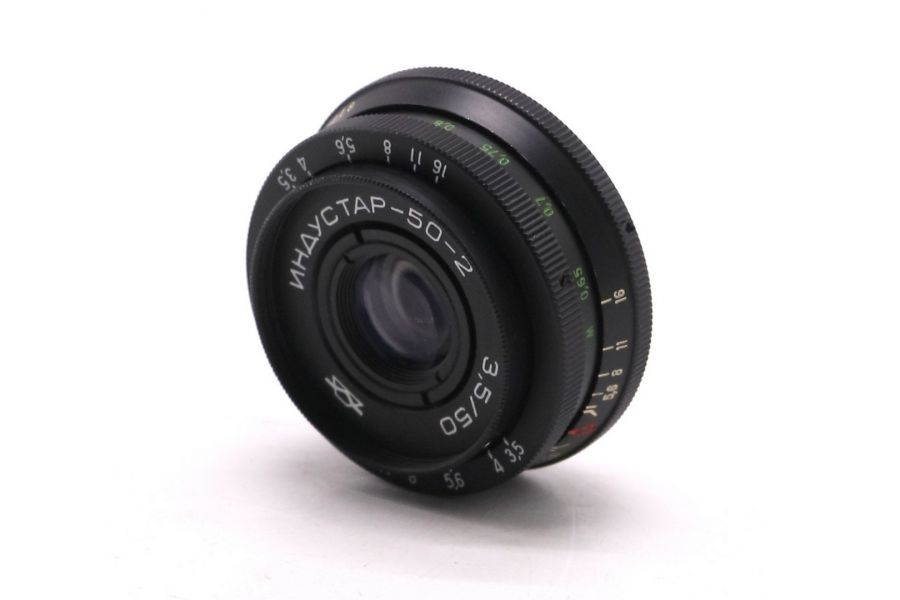 Объектив Индустар-50-2 f3.5/50 М42 в тубусе новый