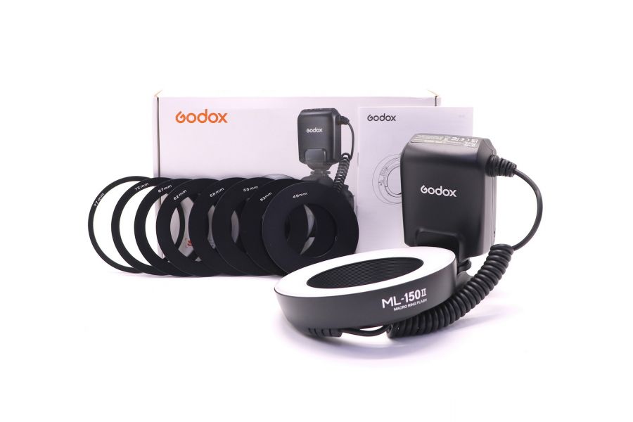 Фотовспышка для макросъемки Godox ML-150 II в упаковке