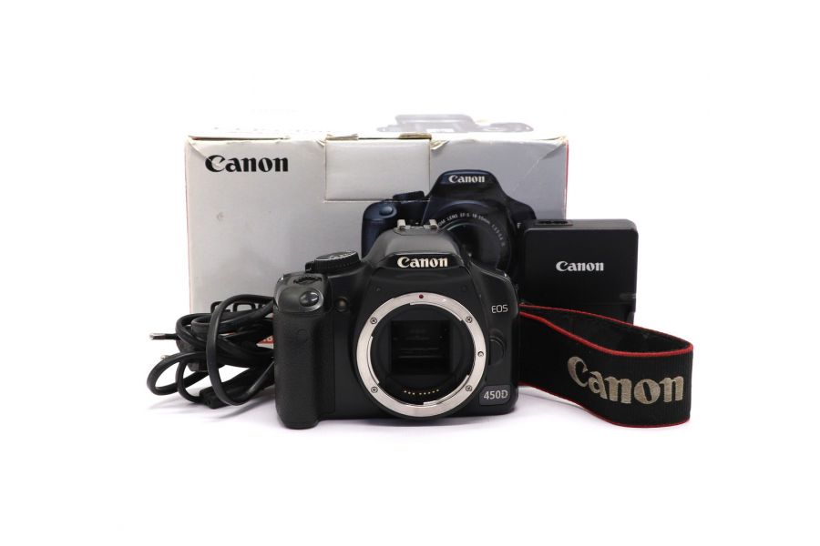 Canon EOS 450D body в упаковке (пробег 138805 кадров)