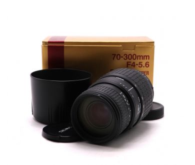 Объектив Sigma AF 70-300mm f/4-5.6 DL Macro Super for Pentax в упаковке