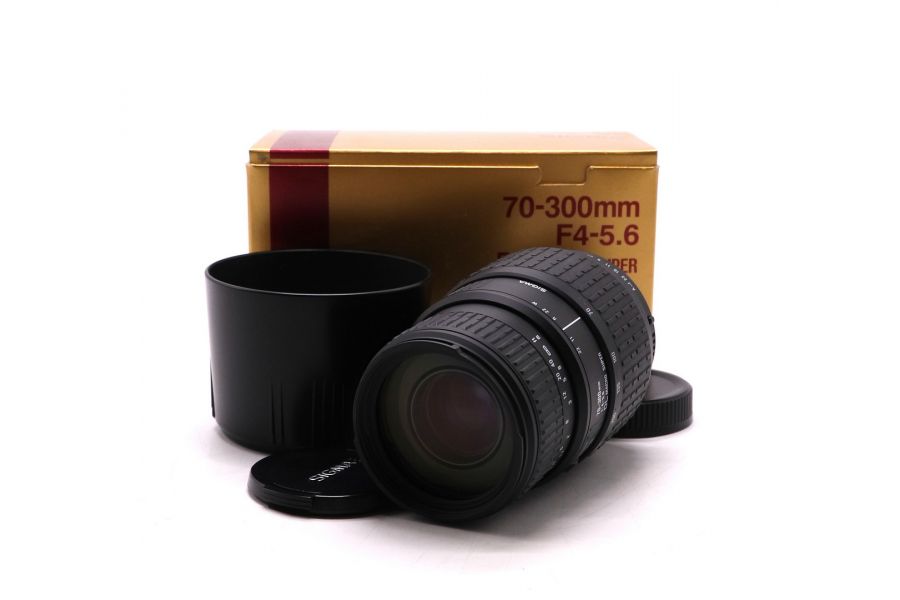 Объектив Sigma AF 70-300mm f/4-5.6 DL Macro Super for Pentax в упаковке
