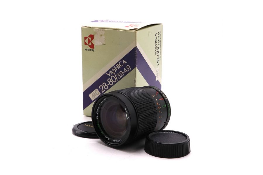 Объектив Yashica MC Zoom 28-80mm f/3.9-4.9 в упаковке