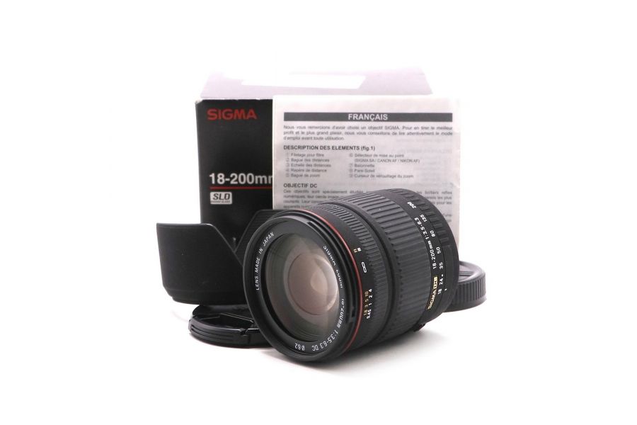 Sigma AF 18-200mm f/3.5-6.3 DC for Sigma SA в упаковке