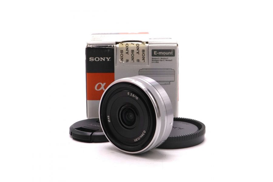 Объектив Sony 2.8/16mm (SEL16F28) в упаковке
