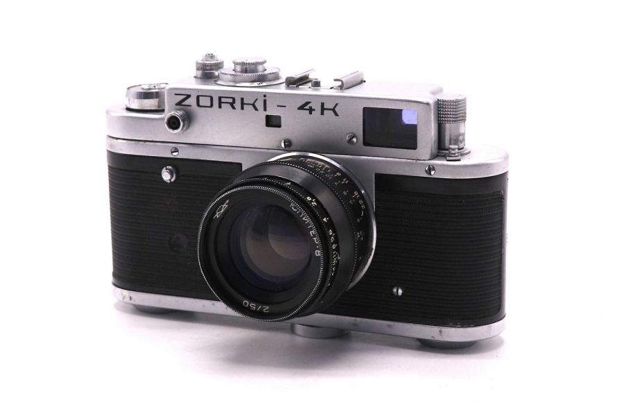 Фотоаппарат Зоркий 4К + Юпитер-8 (КМЗ, 1973)