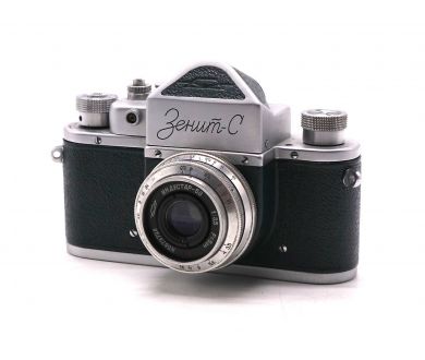 Фотокамера Зенит С + Индустар-50 зеленый