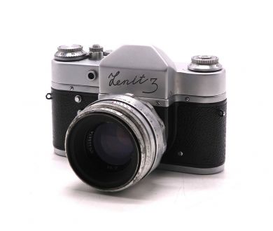 Фотокамера Зенит 3 / Zenit 3 + Гелиос-44 kit (СССР)