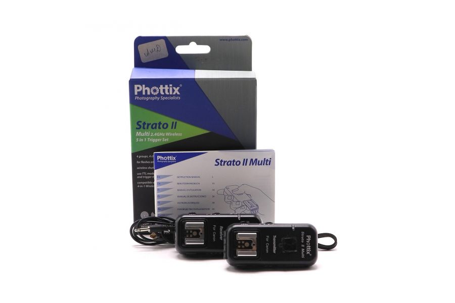 Комплект радиосинхронизаторов 5 в 1 Phottix Strato II 2.4 GHz (15653)